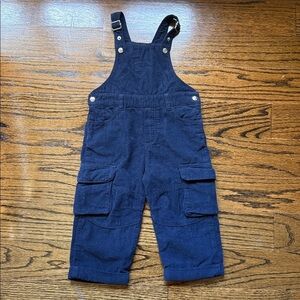 Gucci Navy Corduroy Overalls 9/12 months